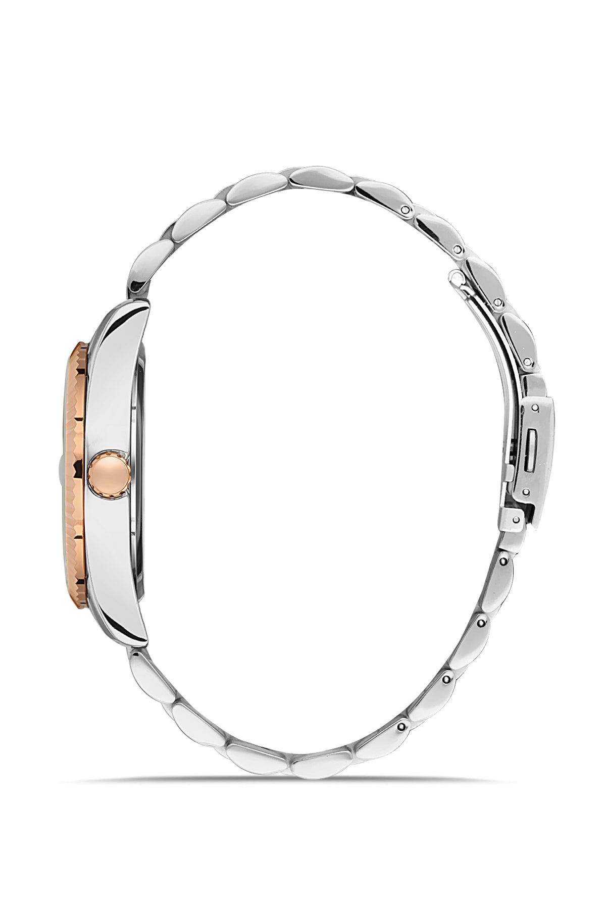 DAVID GUNER ROSE BEYAZ KAPLAMALI KAHVERENGİ KADRANLI ERKEK KOL SAATİ DG-8329GA2-E6