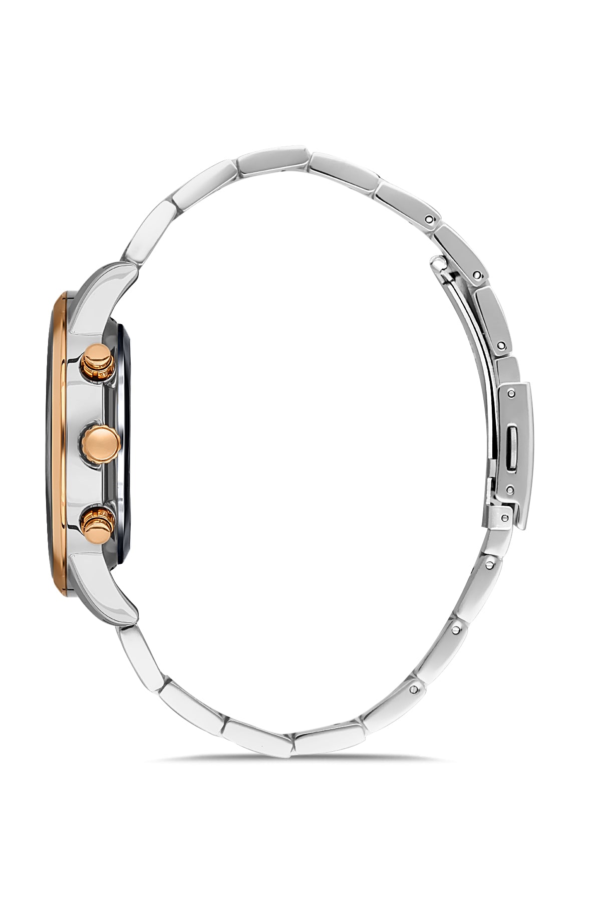 DAVID GUNER ROSE BEYAZ KAPLAMALI KAHVERENGİ KADRANLI ERKEK KOL SAATİ DG-8392GA-E6