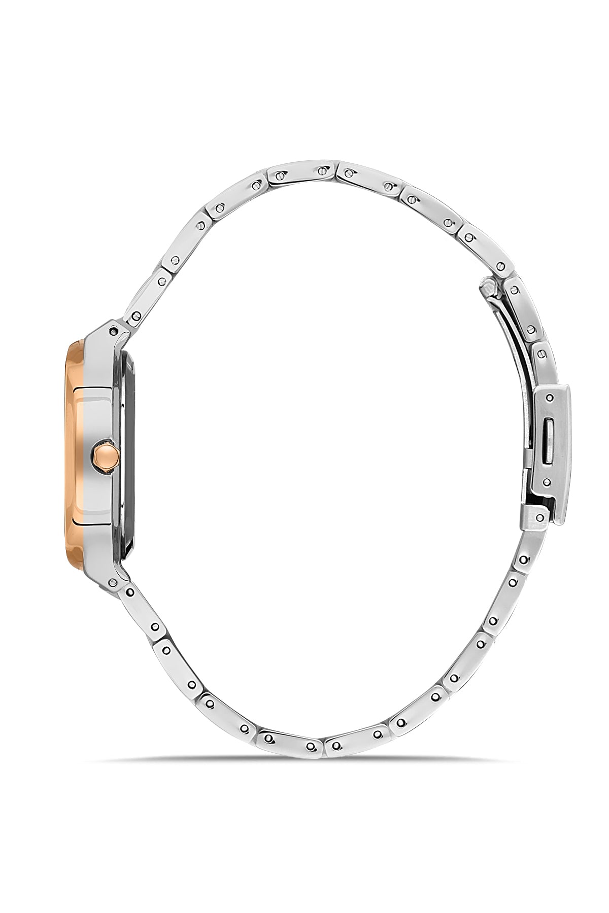 DAVID GUNER ROSE BEYAZ KAPLAMALI KAHVERENGİ KADRANLI KADIN KOL SAATİ DG-8413LA-E6