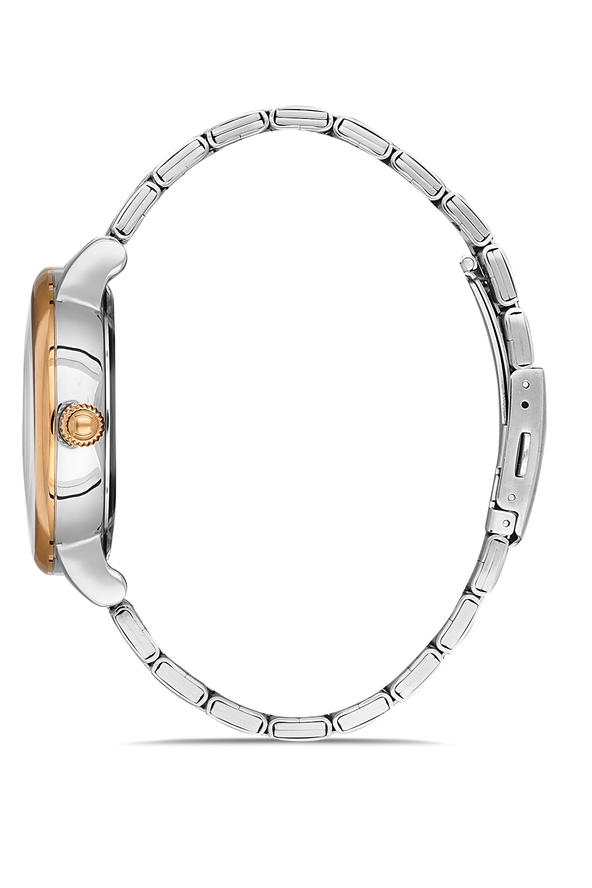 DAVID GUNER ROSE BEYAZ KAPLAMALI SİYAH KADRANLI ERKEK KOL SAATİ DG-8282GA-E2