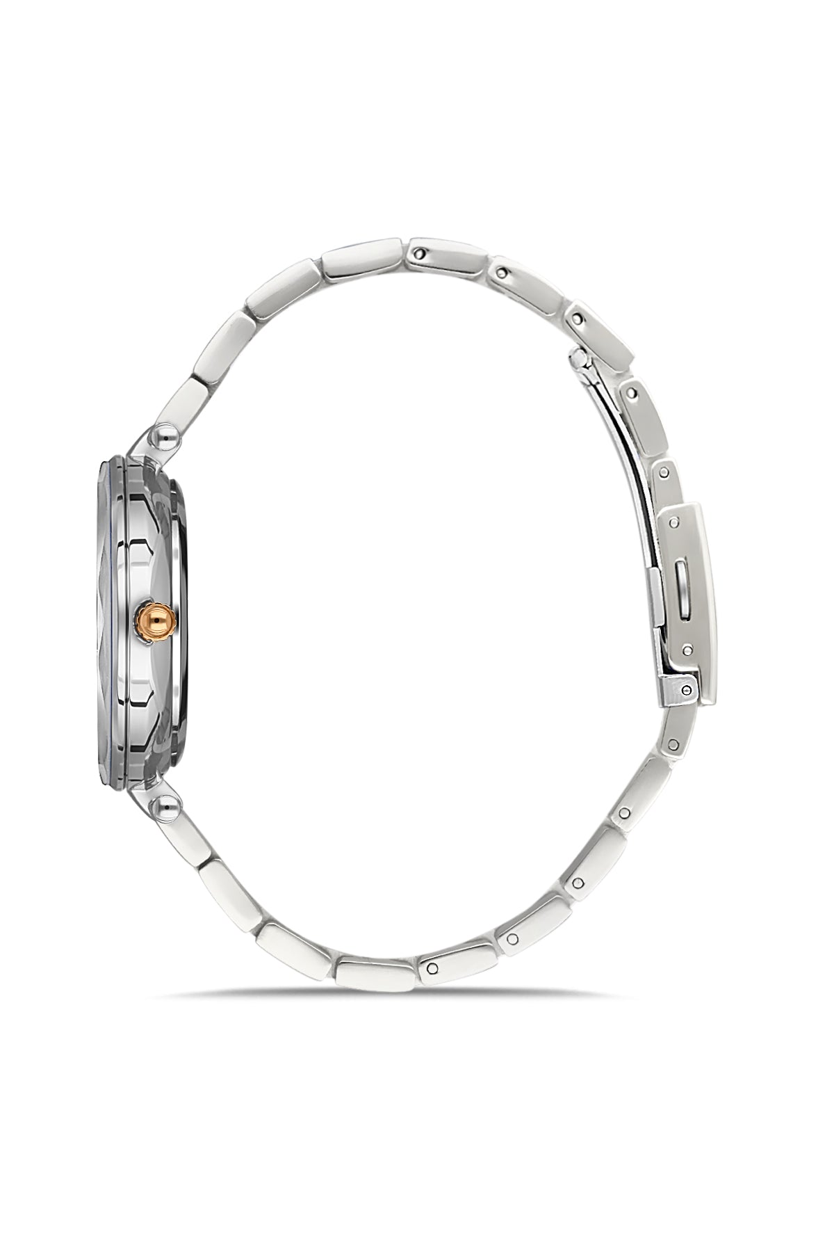 DAVID GUNER Rose White Coating Green Dial Women's Watch