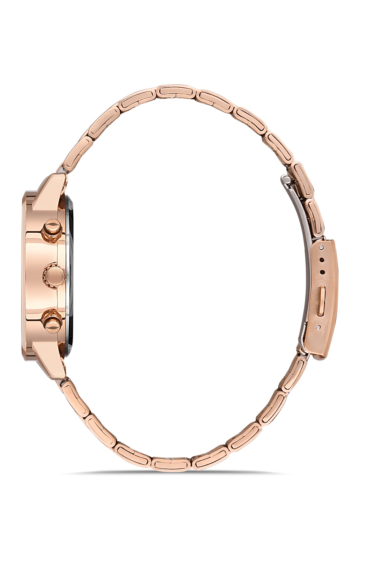 DAVID GUNER ROSE KAPLAMALI BEYAZ KADRANLI KADIN KOL SAATİ DG-8220LA-C1