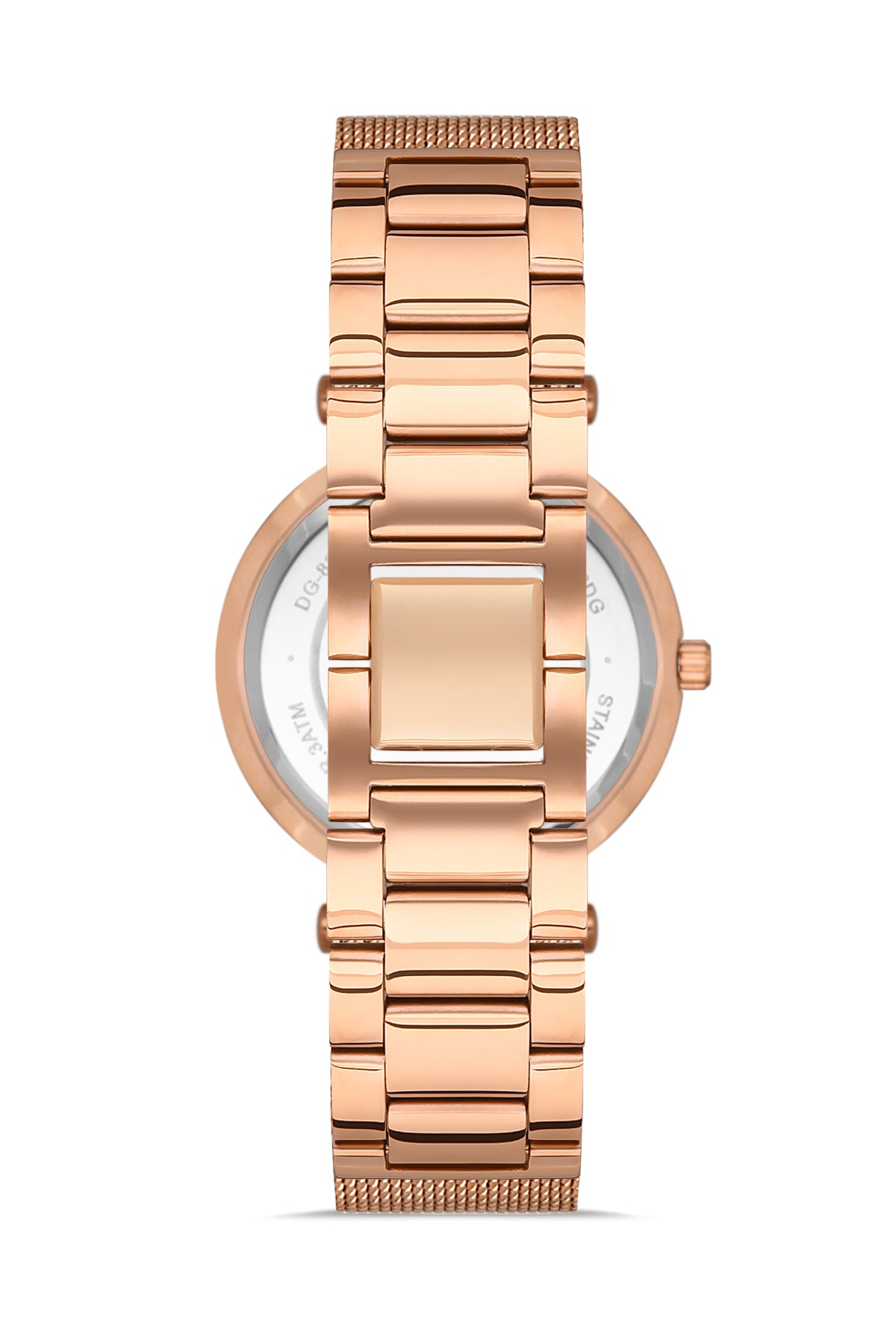 DAVID GUNER ROSE KAPLAMALI BEYAZ KADRANLI KADIN KOL SAATİ DG-8241LC-C1