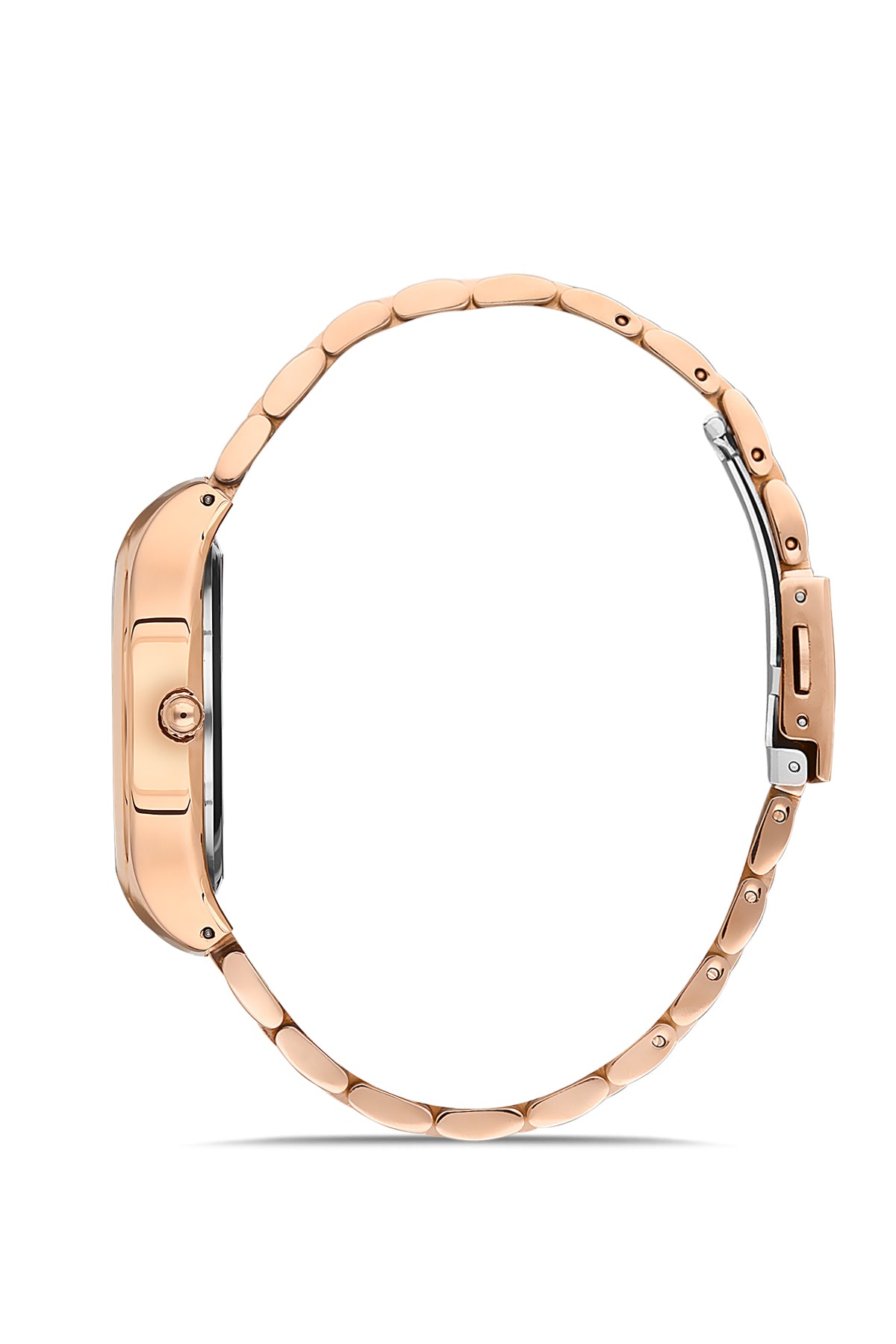 DAVID GUNER ROSE KAPLAMALI BEYAZ KADRANLI KADIN KOL SAATİ - DG-8346LA-C1