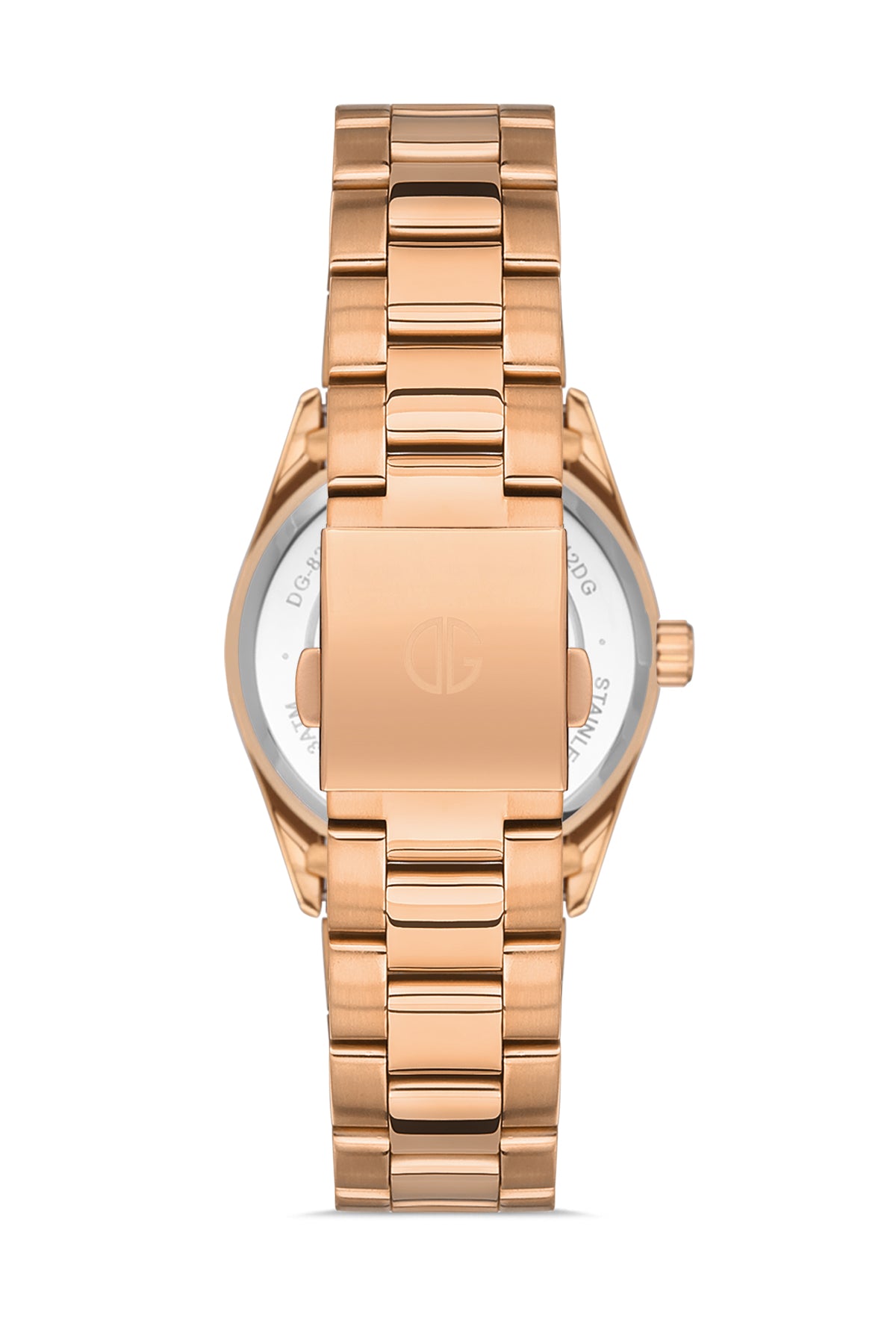 DAVID GUNER Calendar Rose Coated Women's Watch