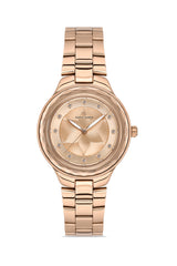 DAVID GUNER ROSE KAPLAMALI ROSE KADRANLI KADIN KOL SAATİ - DG-8728LA-C5