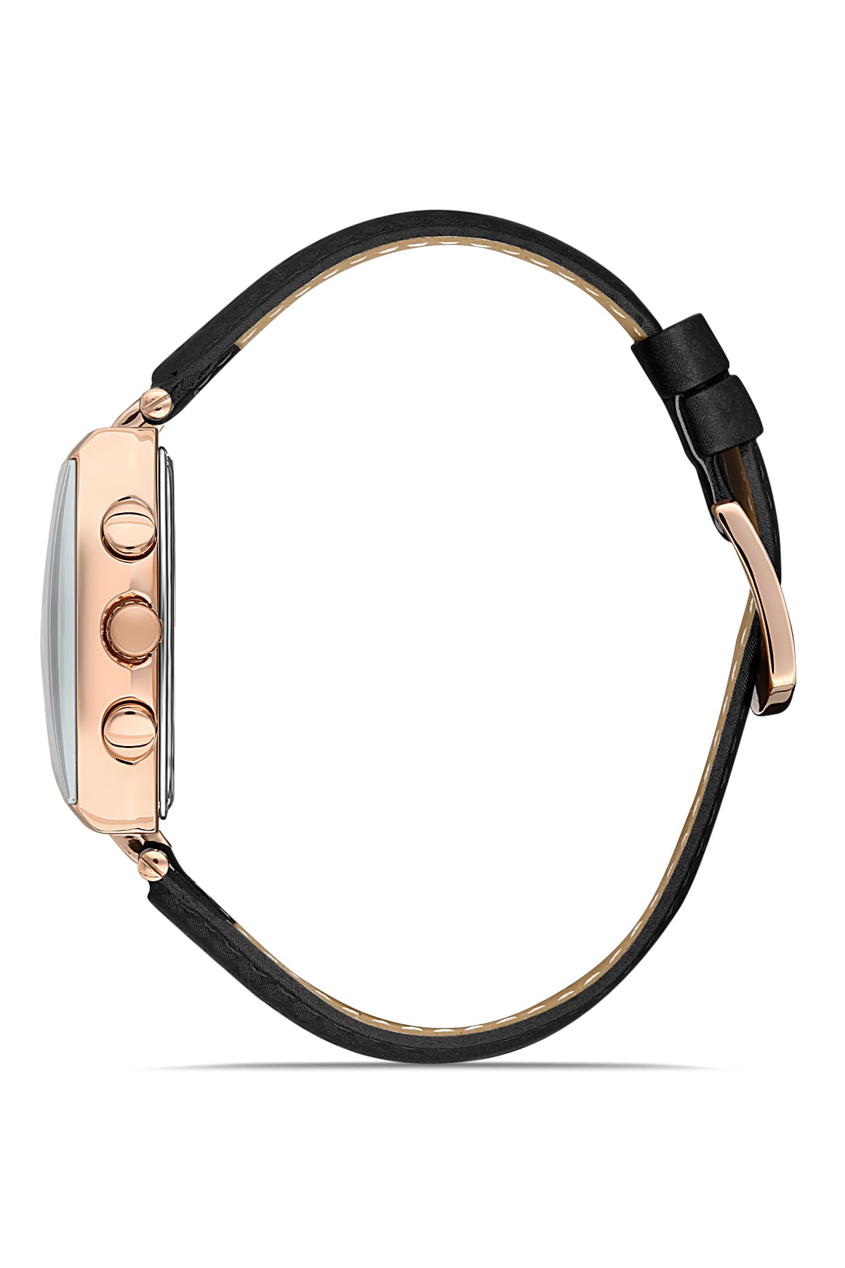 DAVID GUNER ROSE KAPLAMALI SİYAH KADRANLI ERKEK KOL SAATİ DG-8056GB-R2