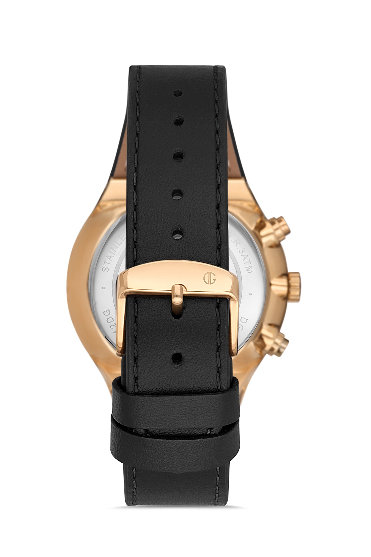 DAVID GUNER ROSE KAPLAMALI SİYAH KADRANLI ERKEK KOL SAATİ DG-8265GB-R2