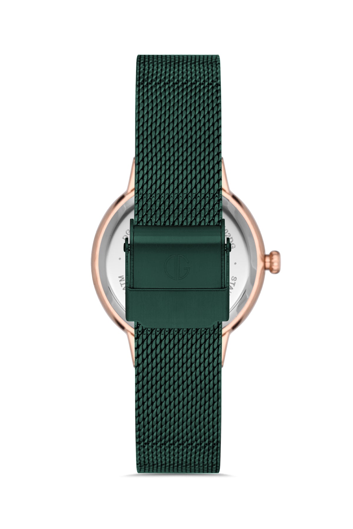 DAVID GUNER ROSE KAPLAMALI YEŞİL KADRANLI KADIN KOL SAATİ DG-8100LC-ZG10