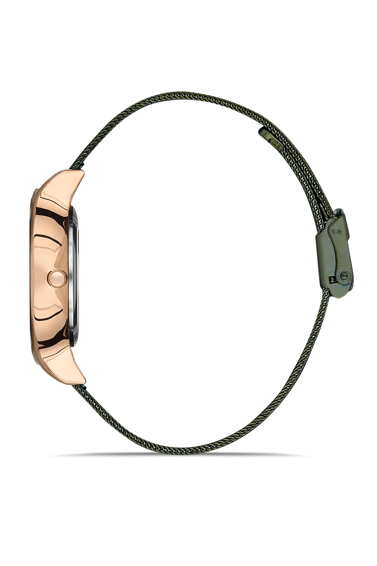 DAVID GUNER ROSE KAPLAMALI YEŞİL KADRANLI KADIN KOL SAATİ - DG-8120LC-ZG10