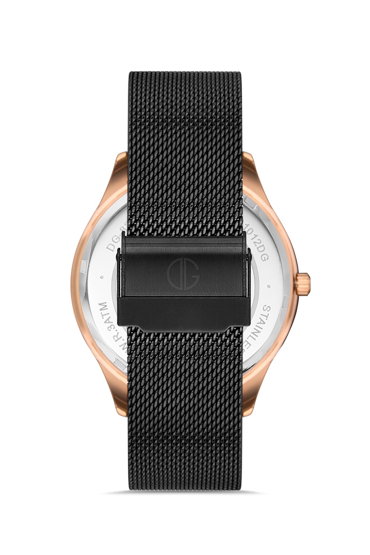 DAVID GUNER ROSE SİYAH KAPLAMALI SİYAH KADRANLI ERKEK KOL SAATİ - DG-8179GC-R2