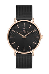 DAVID GUNER ROSE SİYAH KAPLAMALI SİYAH KADRANLI ERKEK KOL SAATİ - DG-8233GC-R2