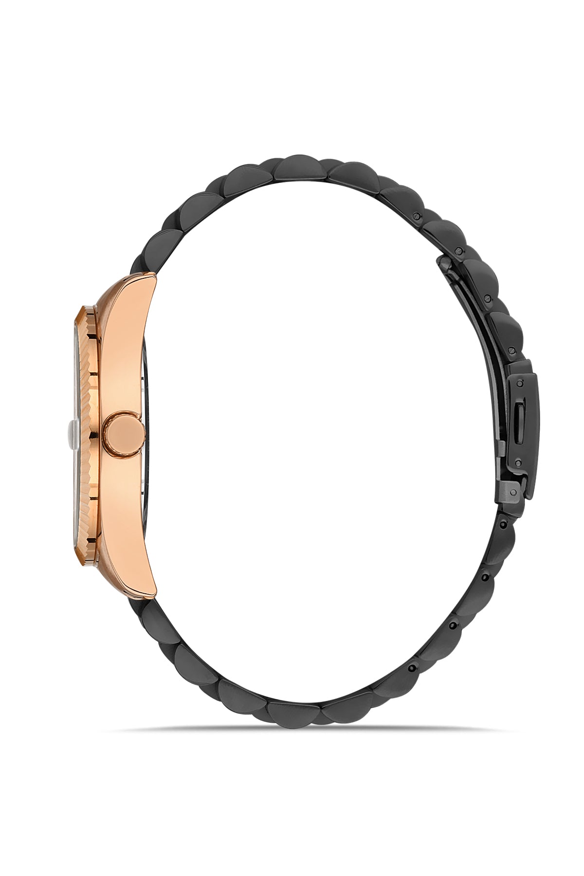 DAVID GUNER ROSE SİYAH KAPLAMALI SİYAH KADRANLI ERKEK KOL SAATİ - DG-8058GA-R2