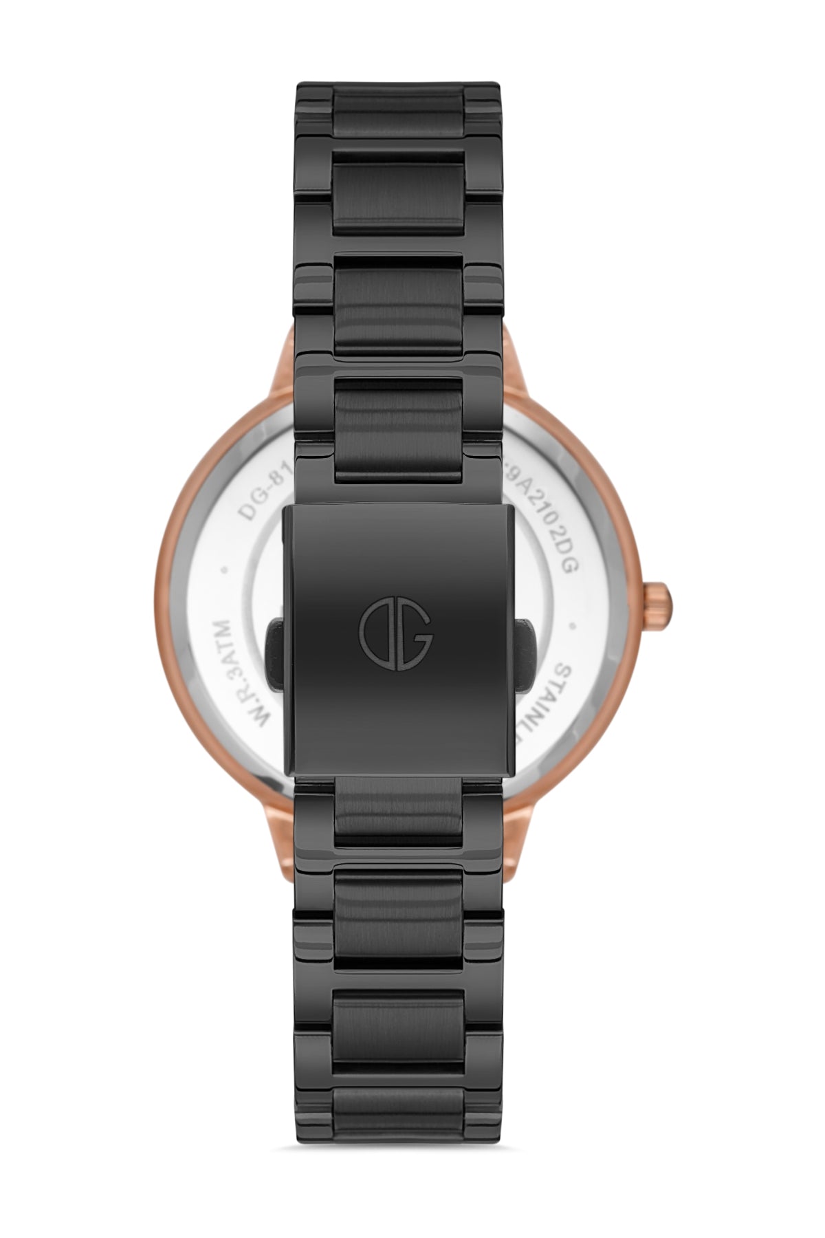 DAVID GUNER ROSE SİYAH KAPLAMALI SİYAH KADRANLI ERKEK KOL SAATİ - DG-8146GA-R2