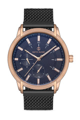 DAVID GUNER ROSE SİYAH KAPLAMALI SİYAH KADRANLI ERKEK KOL SAATİ DG-8212GC-R2