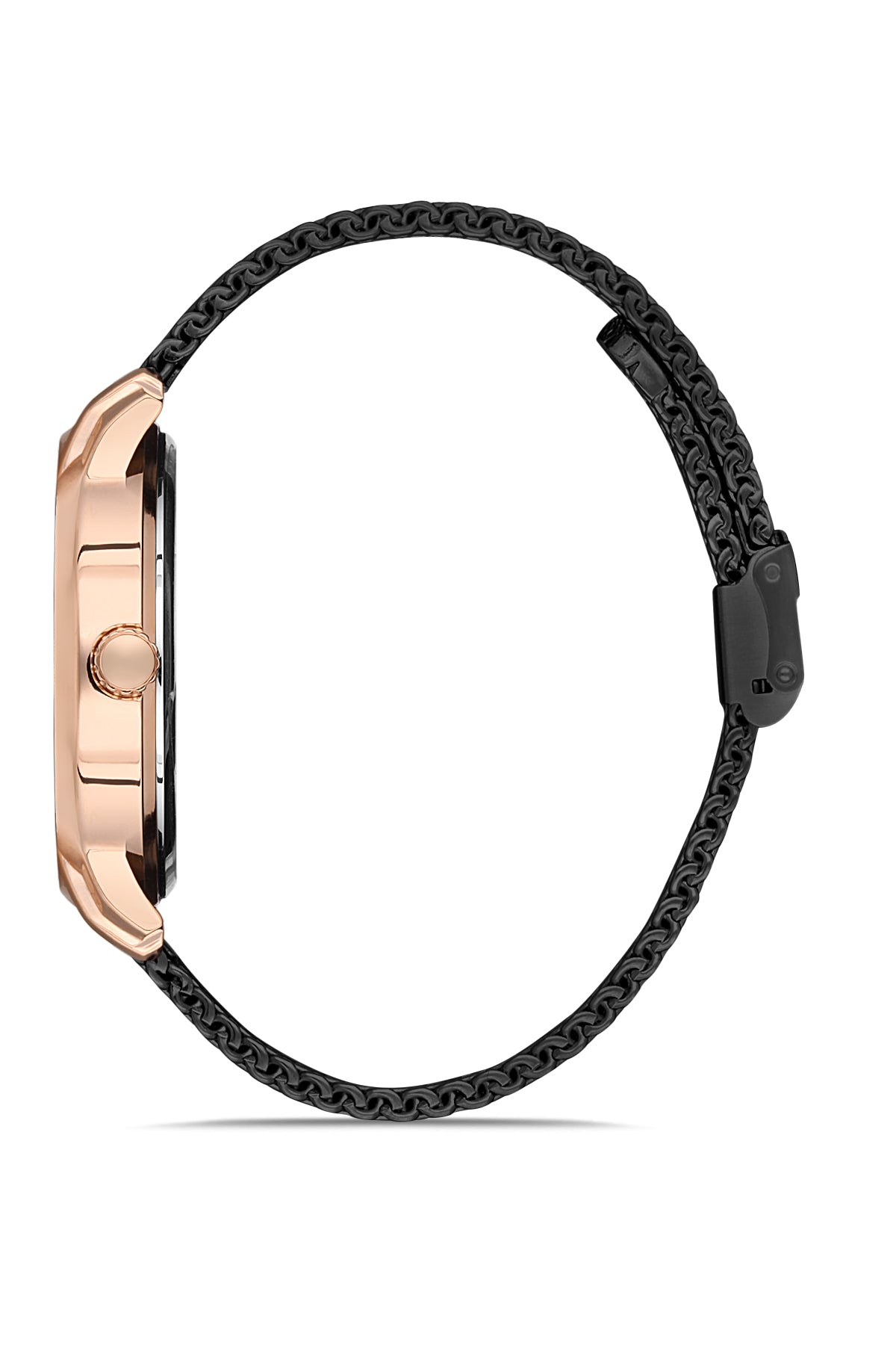 DAVID GUNER ROSE SİYAH KAPLAMALI SİYAH KADRANLI ERKEK KOL SAATİ DG-8212GC-R2