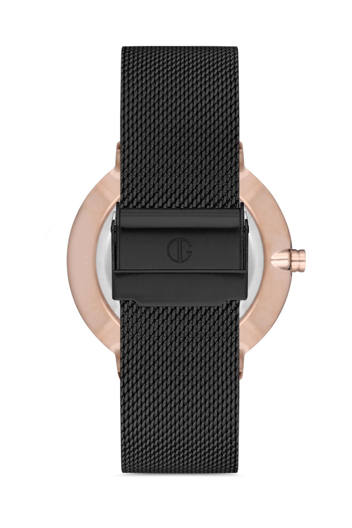 DAVID GUNER ROSE SİYAH KAPLAMALI SİYAH KADRANLI ERKEK KOL SAATİ - DG-8240GC-R2