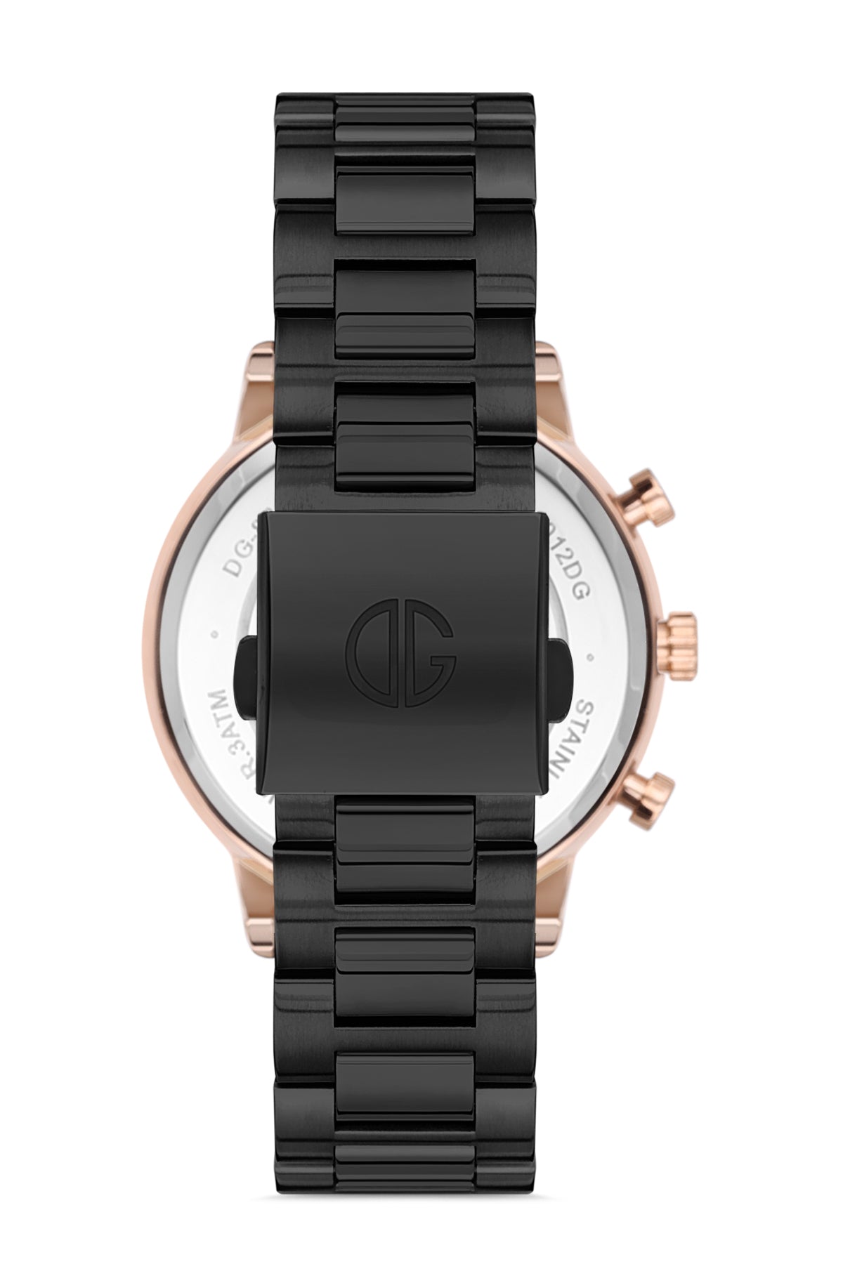 DAVID GUNER ROSE SİYAH KAPLAMALI SİYAH KADRANLI ERKEK KOL SAATİ - DG-8250GA-R2