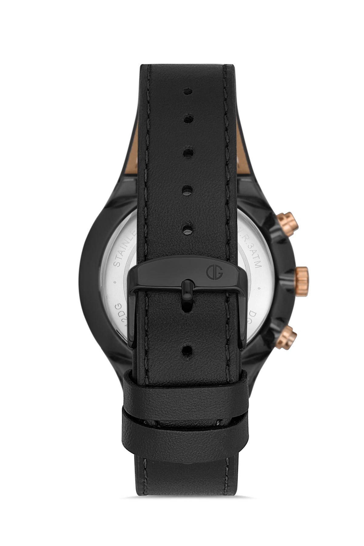 DAVID GUNER ROSE SİYAH KAPLAMALI SİYAH KADRANLI ERKEK KOL SAATİ DG-8265GB-R2R