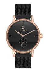 DAVID GUNER ROSE SİYAH KAPLAMALI SİYAH KADRANLI ERKEK KOL SAATİ - DG-8269GC-R2