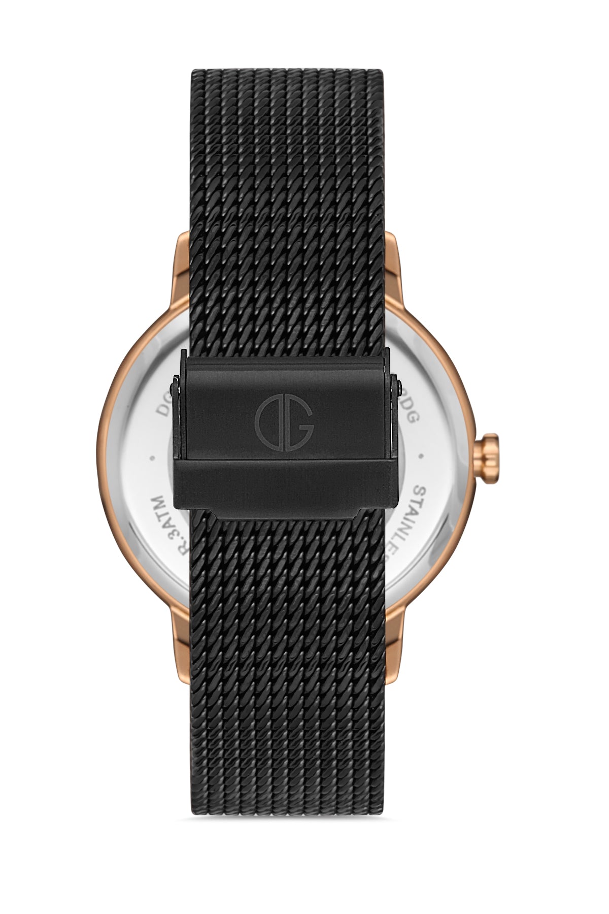 DAVID GUNER ROSE SİYAH KAPLAMALI SİYAH KADRANLI ERKEK KOL SAATİ - DG-8269GC-R2