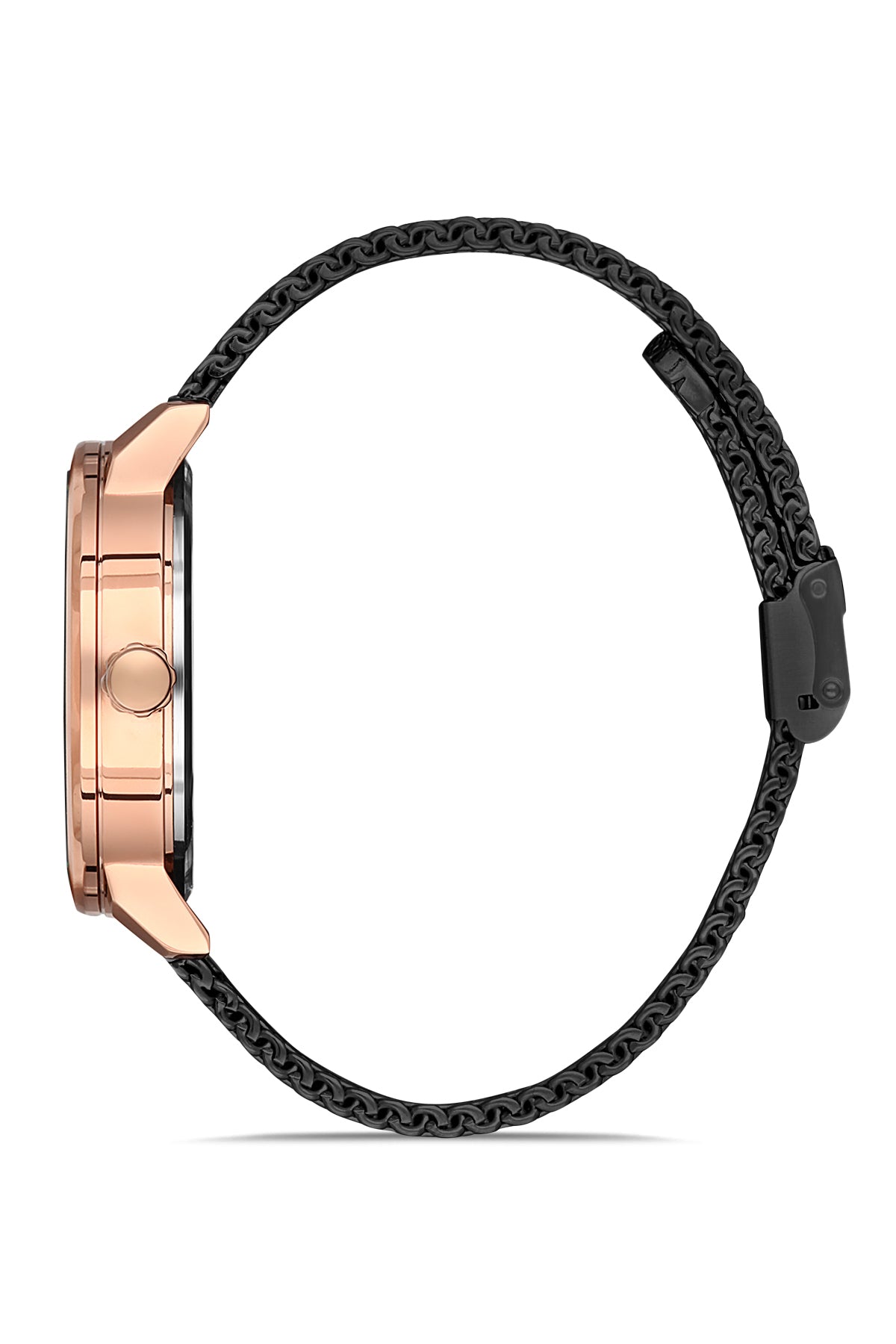 DAVID GUNER ROSE SİYAH KAPLAMALI SİYAH KADRANLI ERKEK KOL SAATİ DG-8292GC-R2