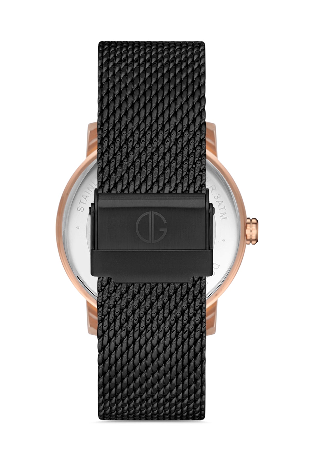 DAVID GUNER ROSE SİYAH KAPLAMALI SİYAH KADRANLI ERKEK KOL SAATİ DG-8292GC-R2