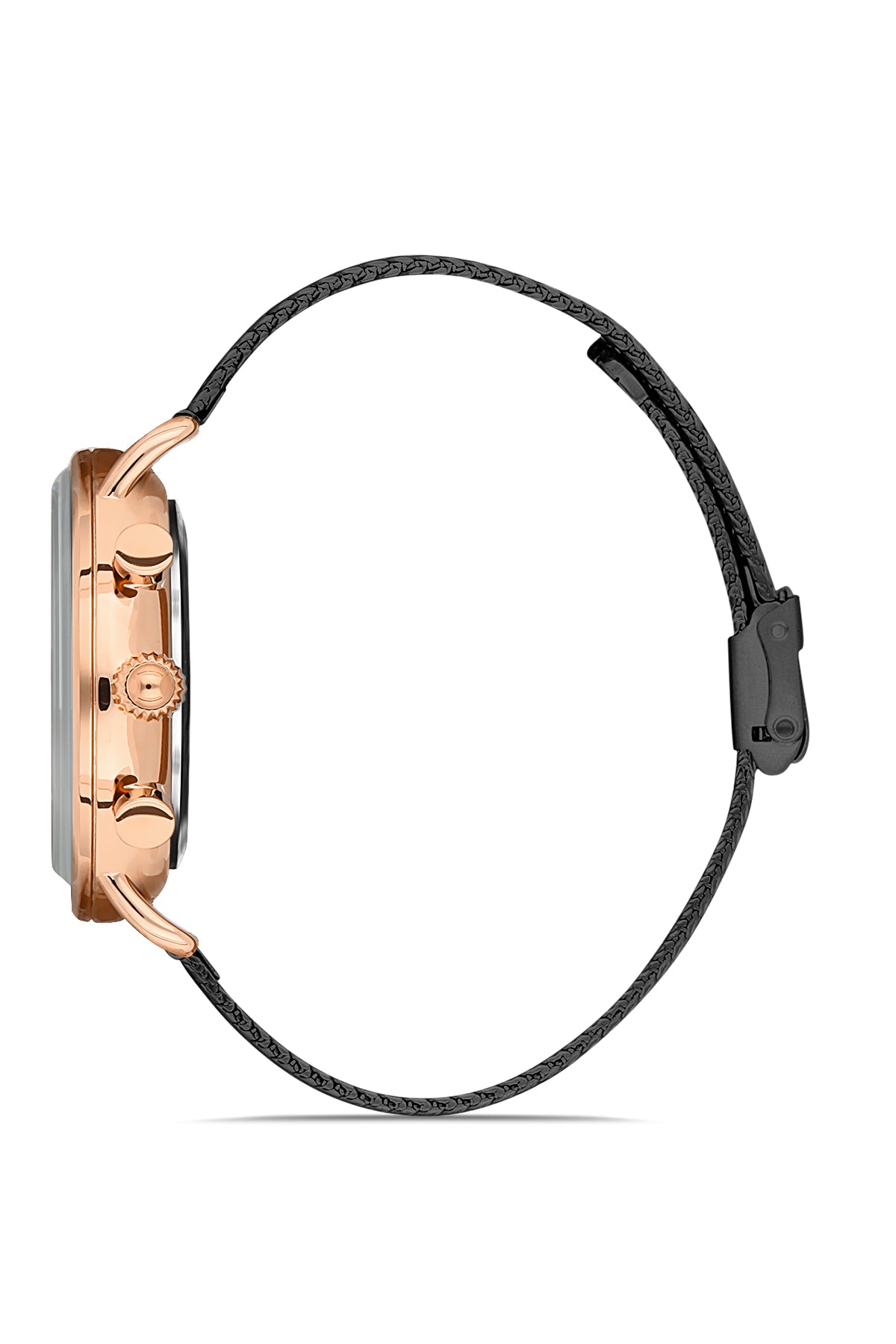 DAVID GUNER ROSE SİYAH KAPLAMALI SİYAH KADRANLI ERKEK KOL SAATİ DG-8297GC-R2