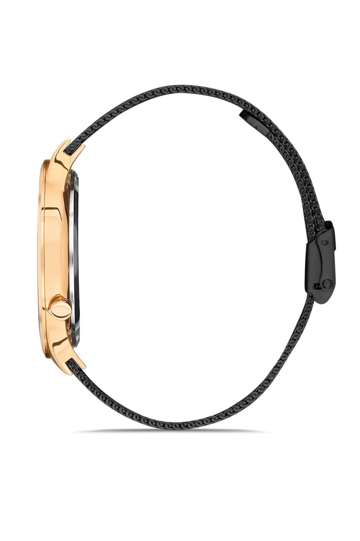 DAVID GUNER ROSE SİYAH KAPLAMALI SİYAH KADRANLI ERKEK KOL SAATİ DG-8302GC-R2