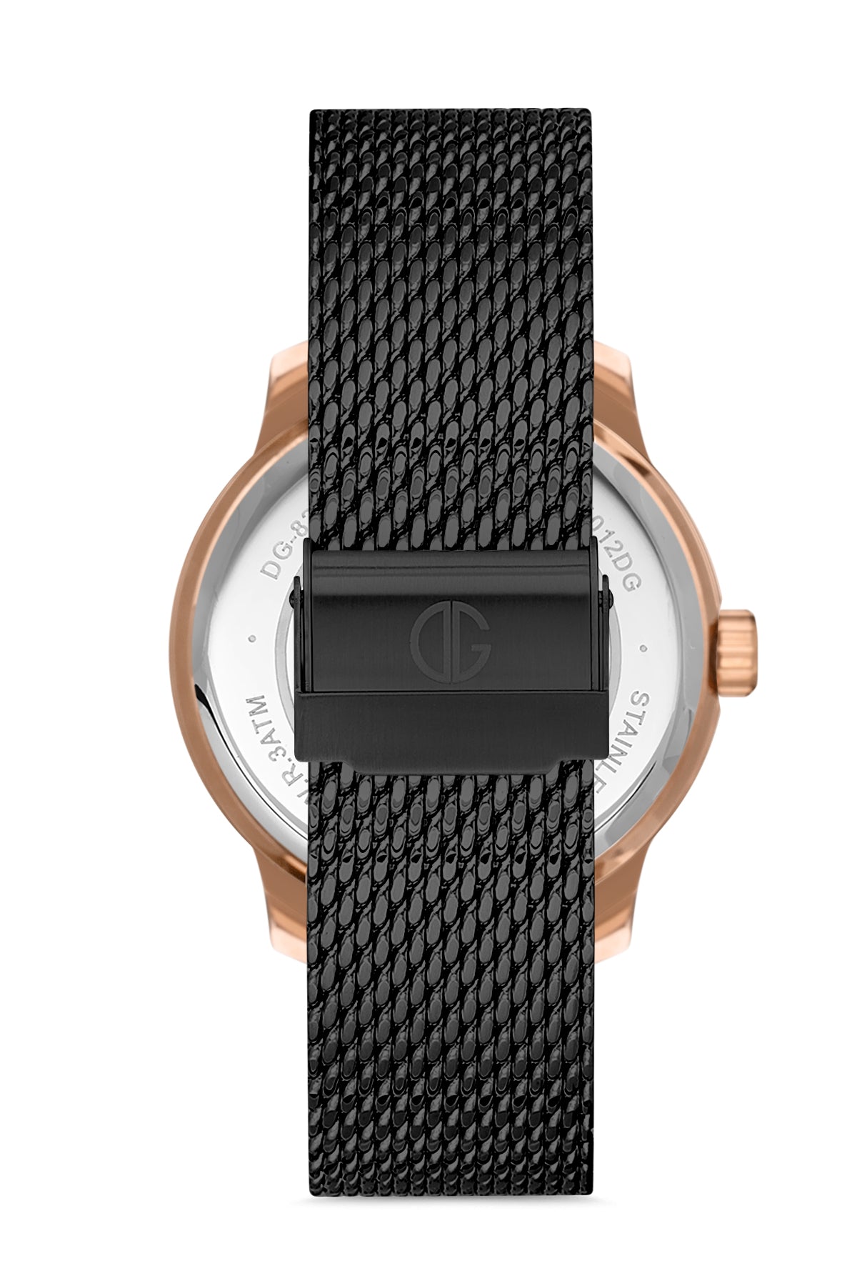 DAVID GUNER ROSE SİYAH KAPLAMALI SİYAH KADRANLI ERKEK KOL SAATİ - DG-8305GC-R2