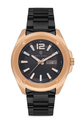 DAVID GUNER ROSE SİYAH KAPLAMALI SİYAH KADRANLI ERKEK KOL SAATİ DG-8306GA-R2