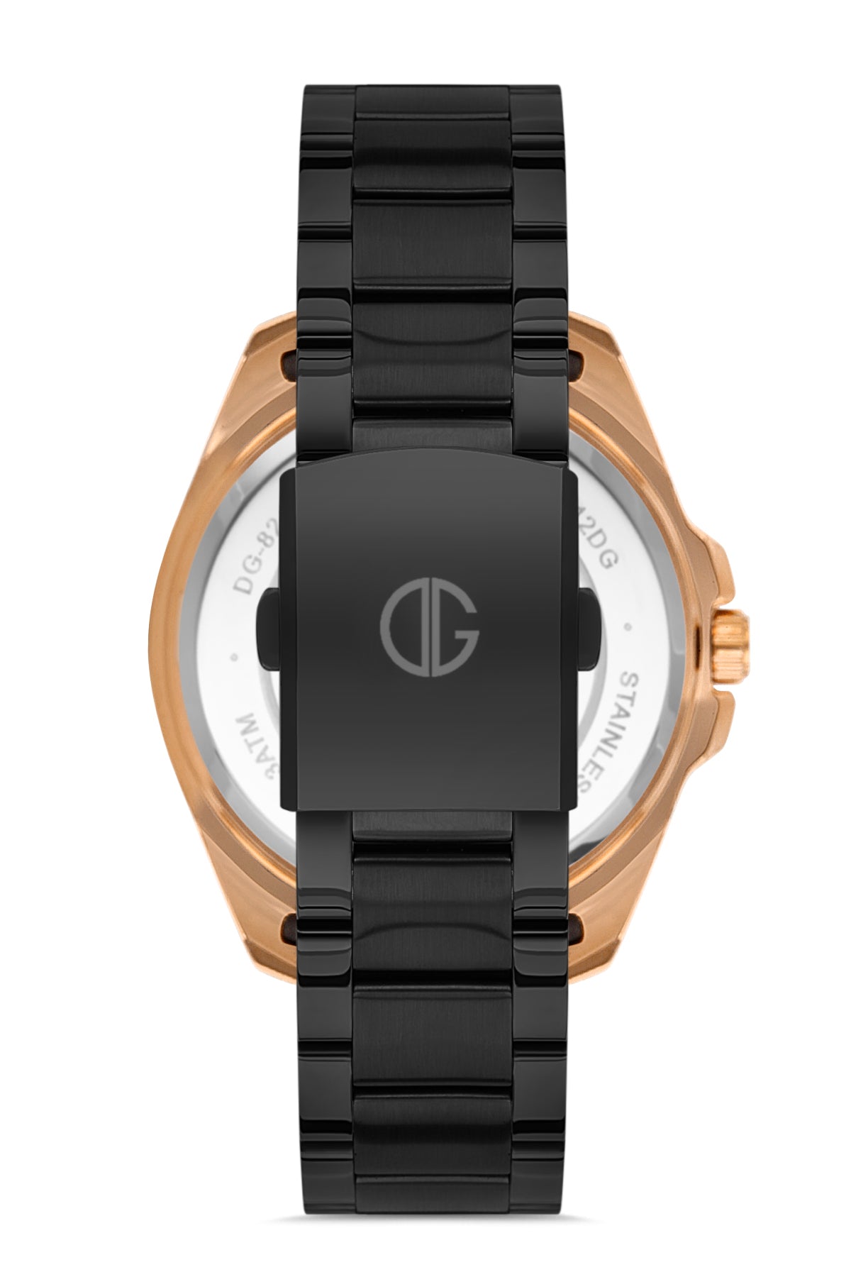 DAVID GUNER ROSE SİYAH KAPLAMALI SİYAH KADRANLI ERKEK KOL SAATİ DG-8306GA-R2