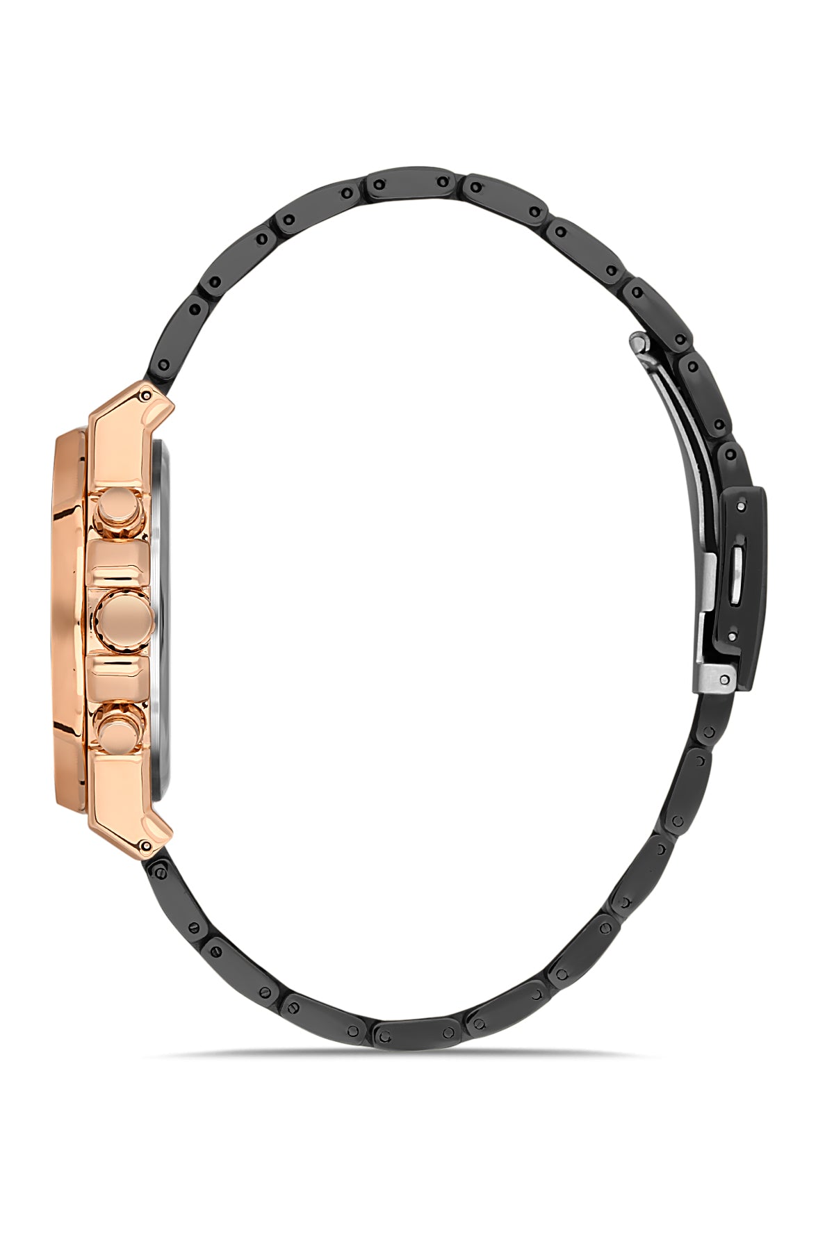 DAVID GUNER ROSE SİYAH KAPLAMALI SİYAH KADRANLI ERKEK KOL SAATİ DG-8307GA-R2