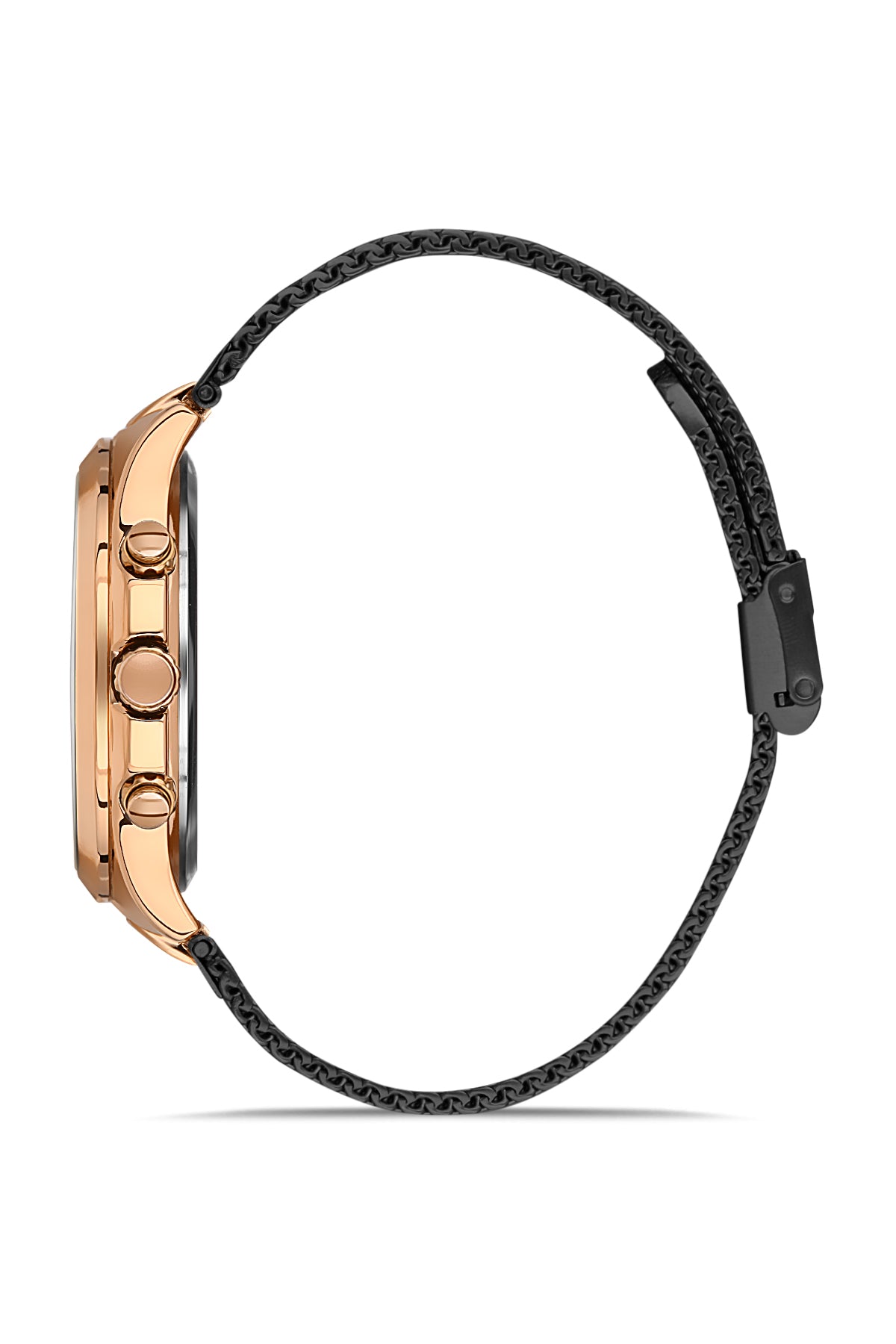 DAVID GUNER ROSE SİYAH KAPLAMALI SİYAH KADRANLI ERKEK KOL SAATİ DG-8385GC-R2