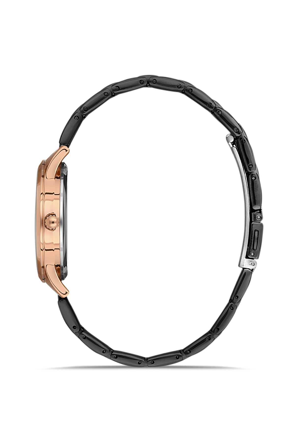 DAVID GUNER ROSE SİYAH KAPLAMALI SİYAH KADRANLI KADIN KOL SAATİ DG-8242LA-R2