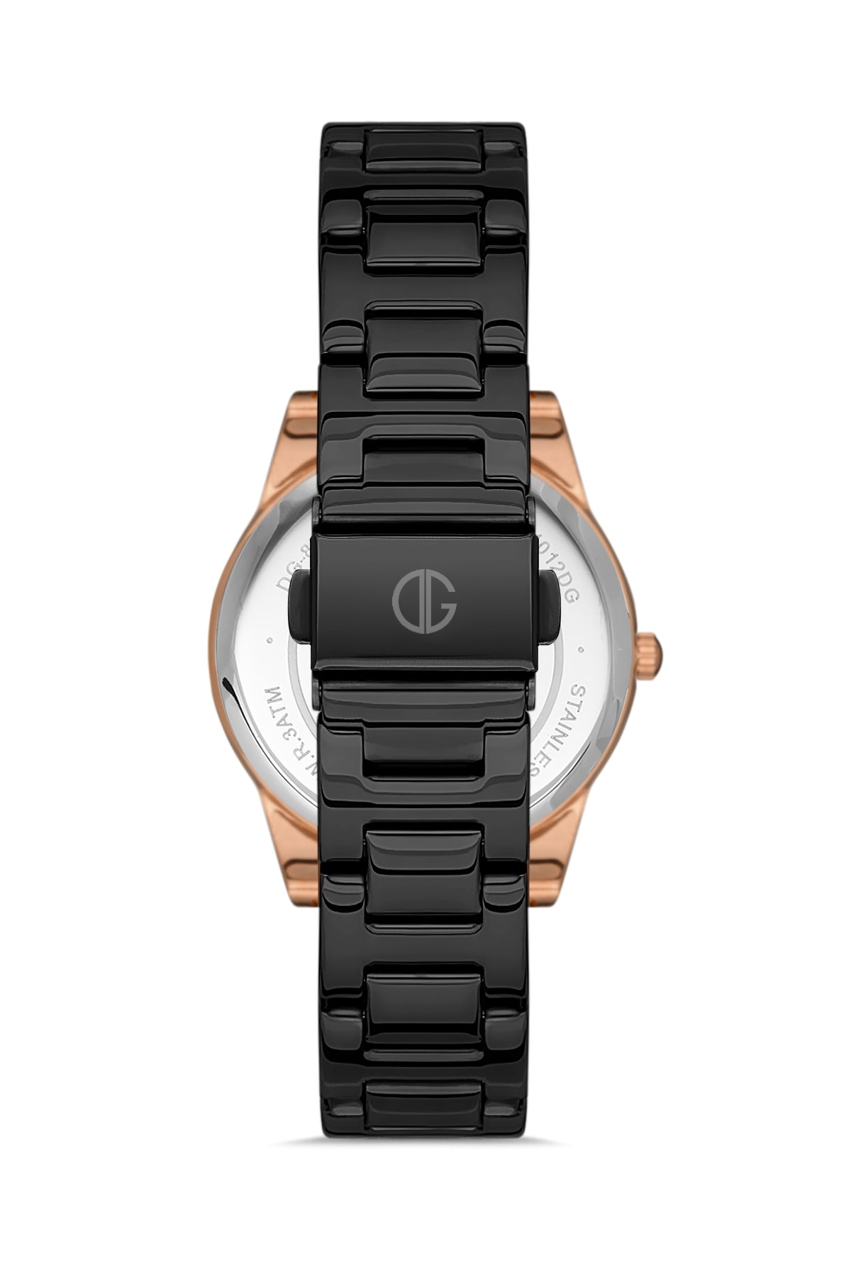 DAVID GUNER ROSE SİYAH KAPLAMALI SİYAH KADRANLI KADIN KOL SAATİ DG-8242LA-R2