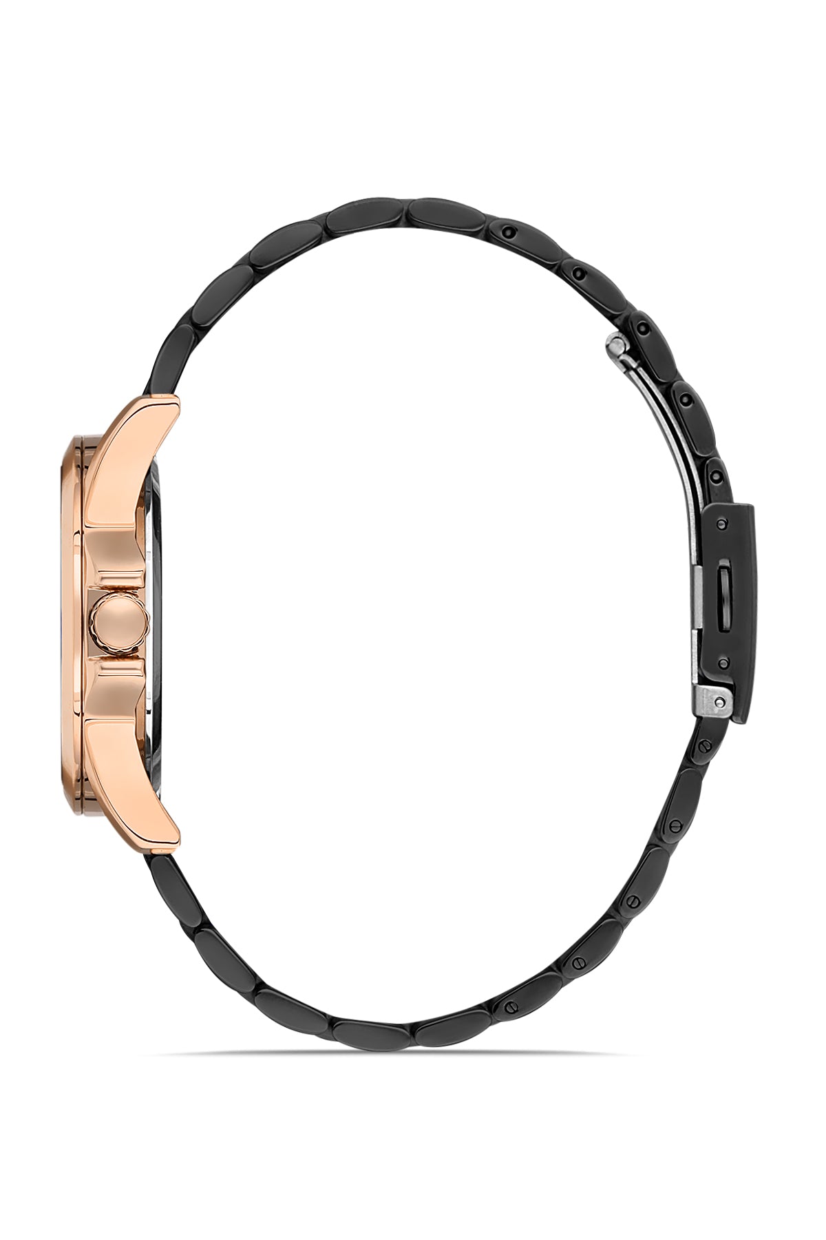 DAVID GUNER ROSE SİYAH KAPLAMALI SİYAH KADRANLI KADIN KOL SAATİ DG-8308LA-R2