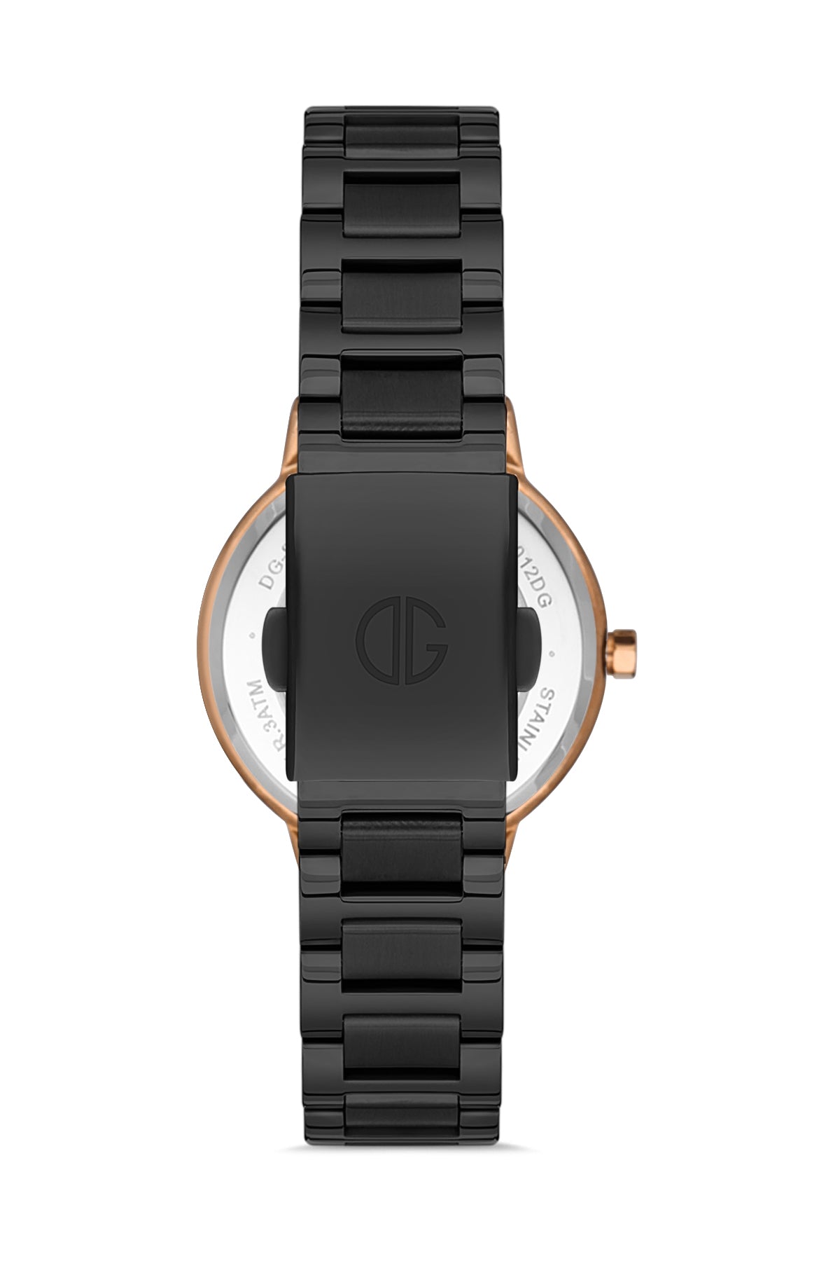 DAVID GUNER ROSE SİYAH KAPLAMALI SİYAH KADRANLI KADIN KOL SAATİ DG-8324LA-R2