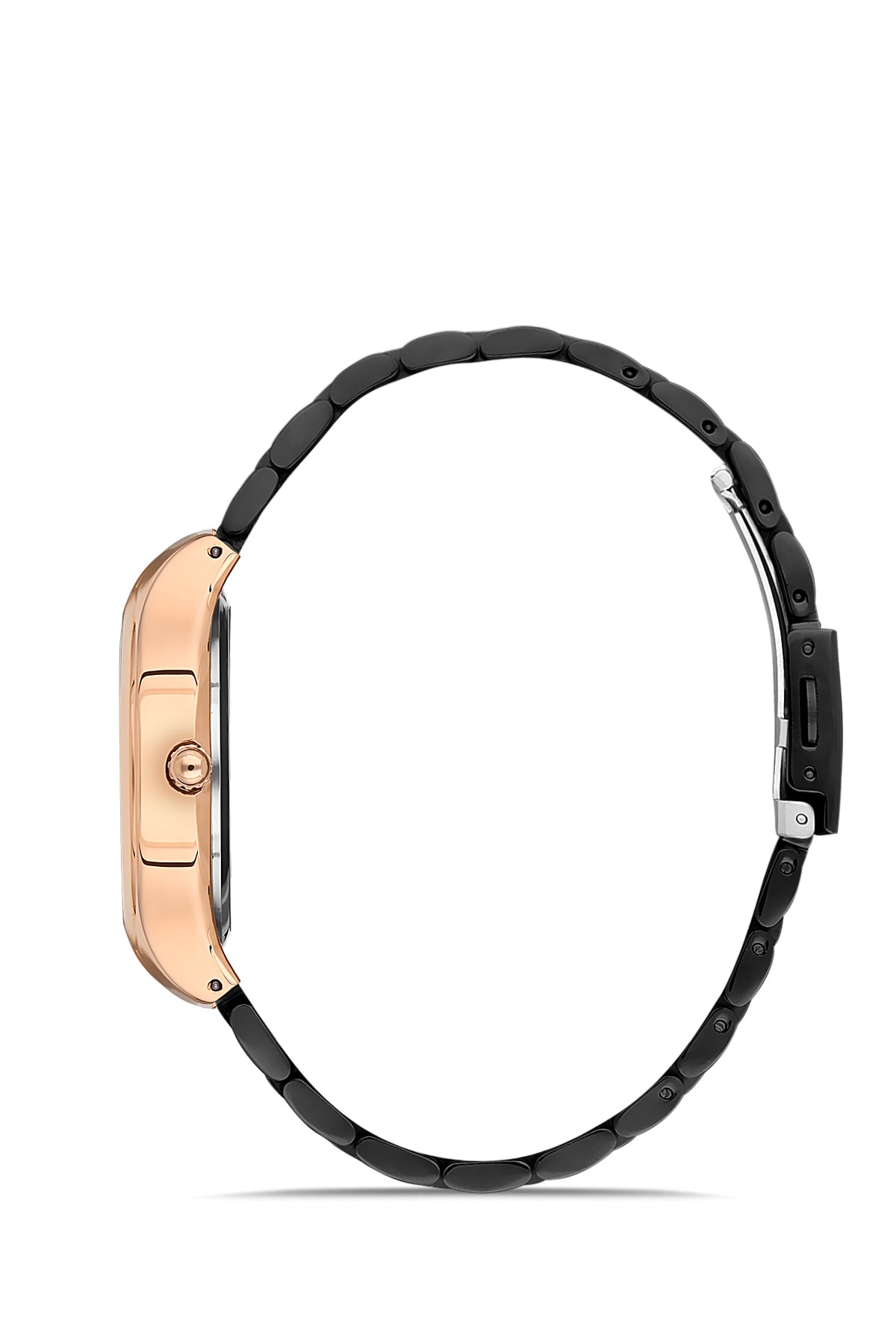 DAVID GUNER ROSE SİYAH KAPLAMALI SİYAH KADRANLI KADIN KOL SAATİ - DG-8346LA-R2