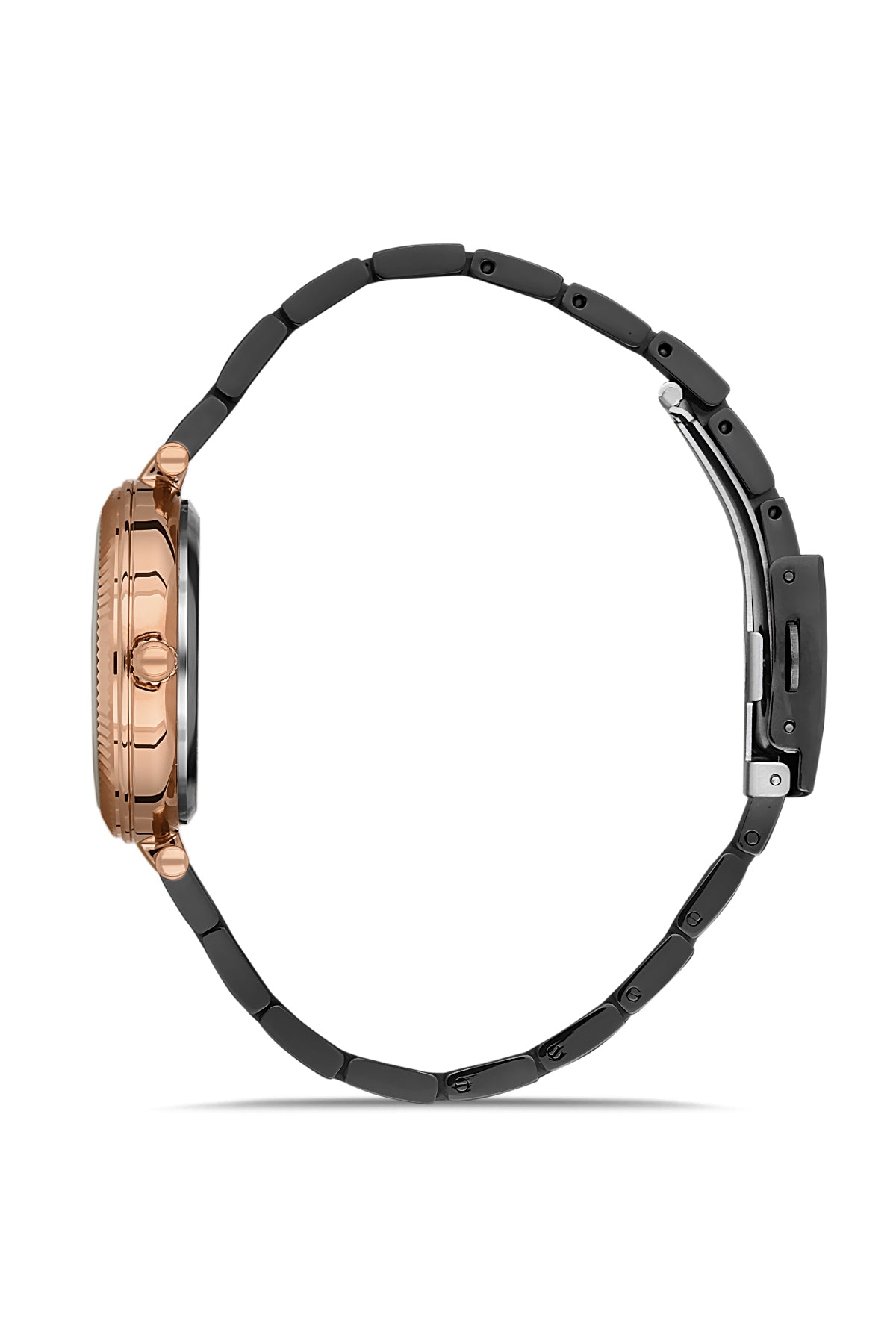 DAVID GUNER ROSE SİYAH KAPLAMALI SİYAH KADRANLI KADIN KOL SAATİ DG-8366LA-R2