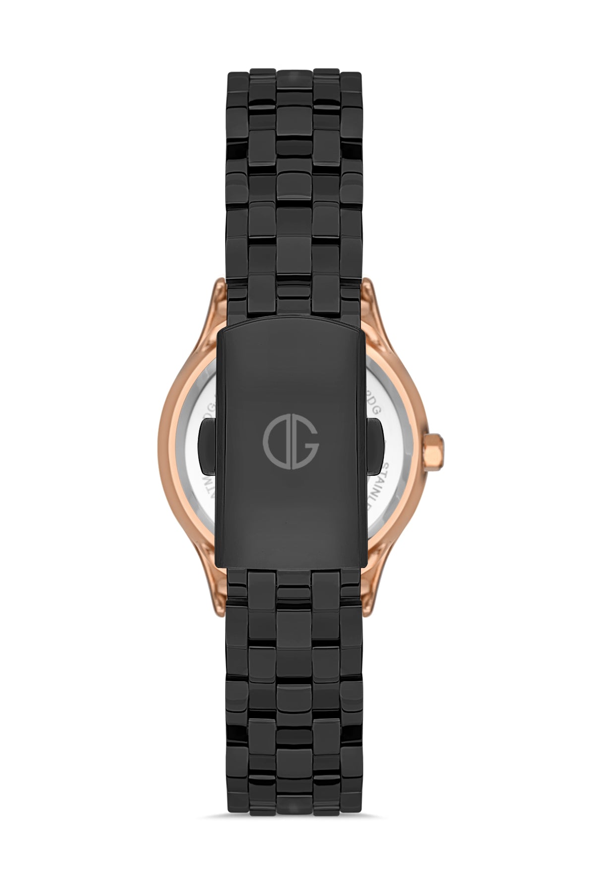 DAVID GUNER ROSE SİYAH KAPLAMALI SİYAH KADRANLI KADIN KOL SAATİ DG-8373LA-R2