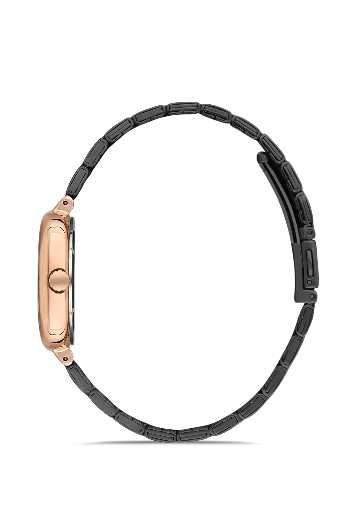 DAVID GUNER ROSE SİYAH KAPLAMALI SİYAH KADRANLI KADIN KOL SAATİ DG-8398LA-R2