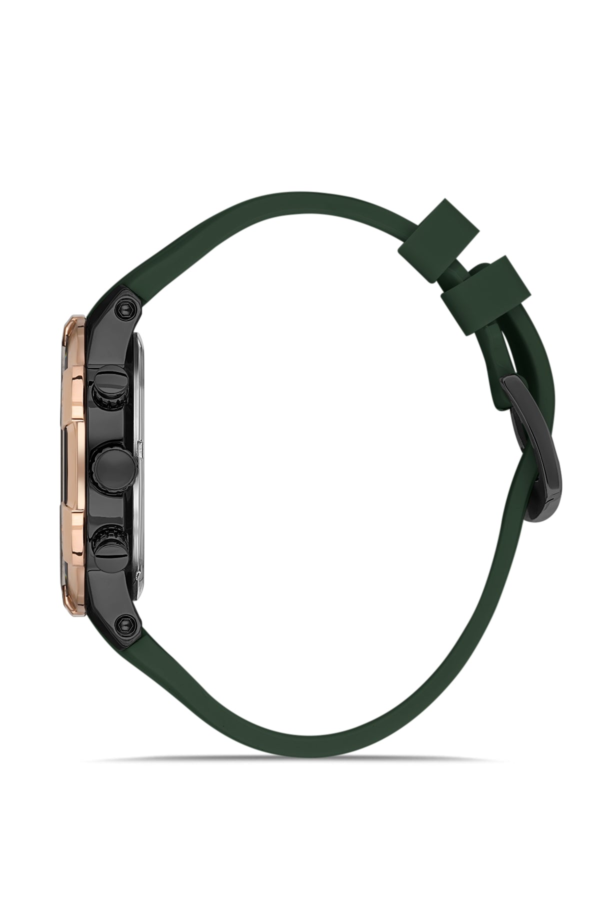 DAVID GUNER ROSE SİYAH KAPLAMALI YEŞİL KADRANLI ERKEK KOL SAATİ - DG-8722GD-ZX10