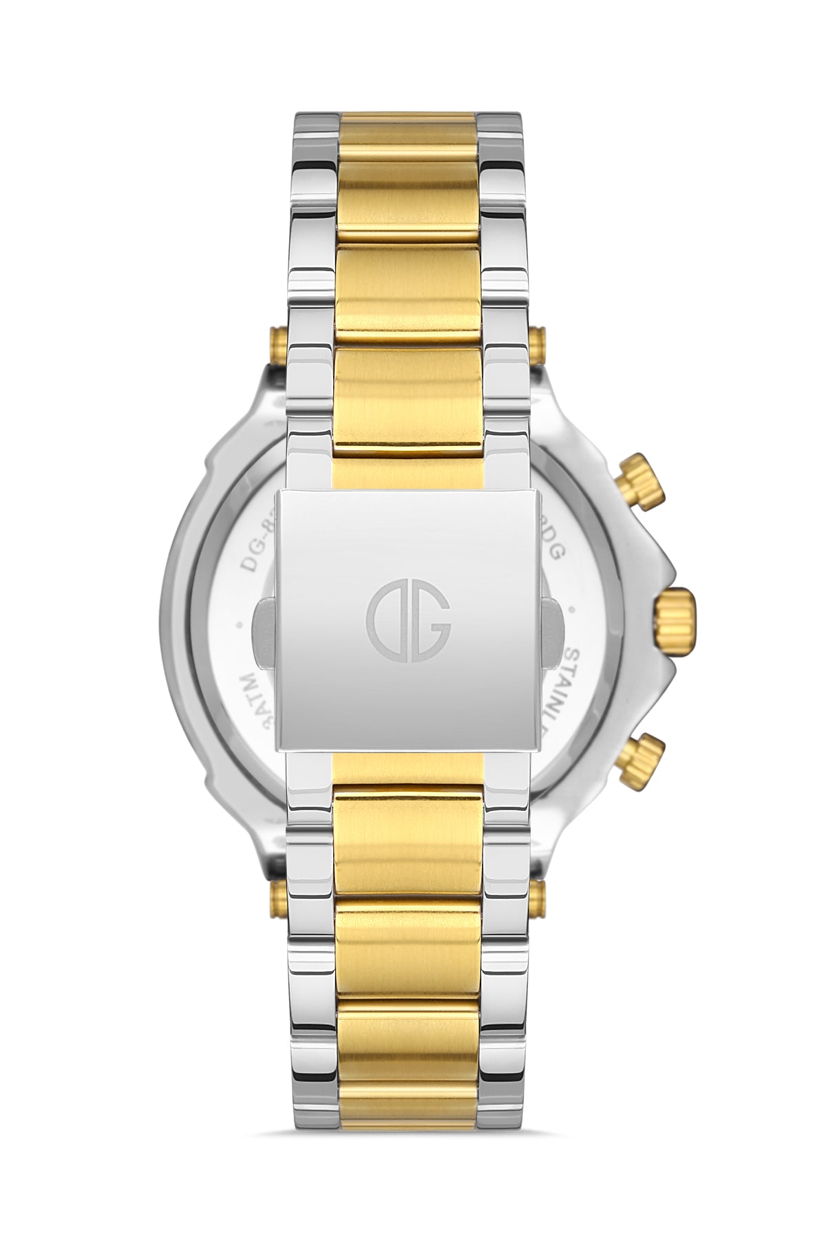 DAVID GUNER Yellow White Coating Black Dial Men's Watch