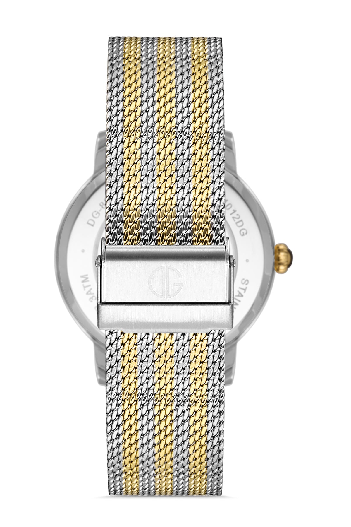 DAVID GUNER SARI BEYAZ KAPLAMALI BEYAZ KADRANLI ERKEK KOL SAATİ DG-8237GC-D1