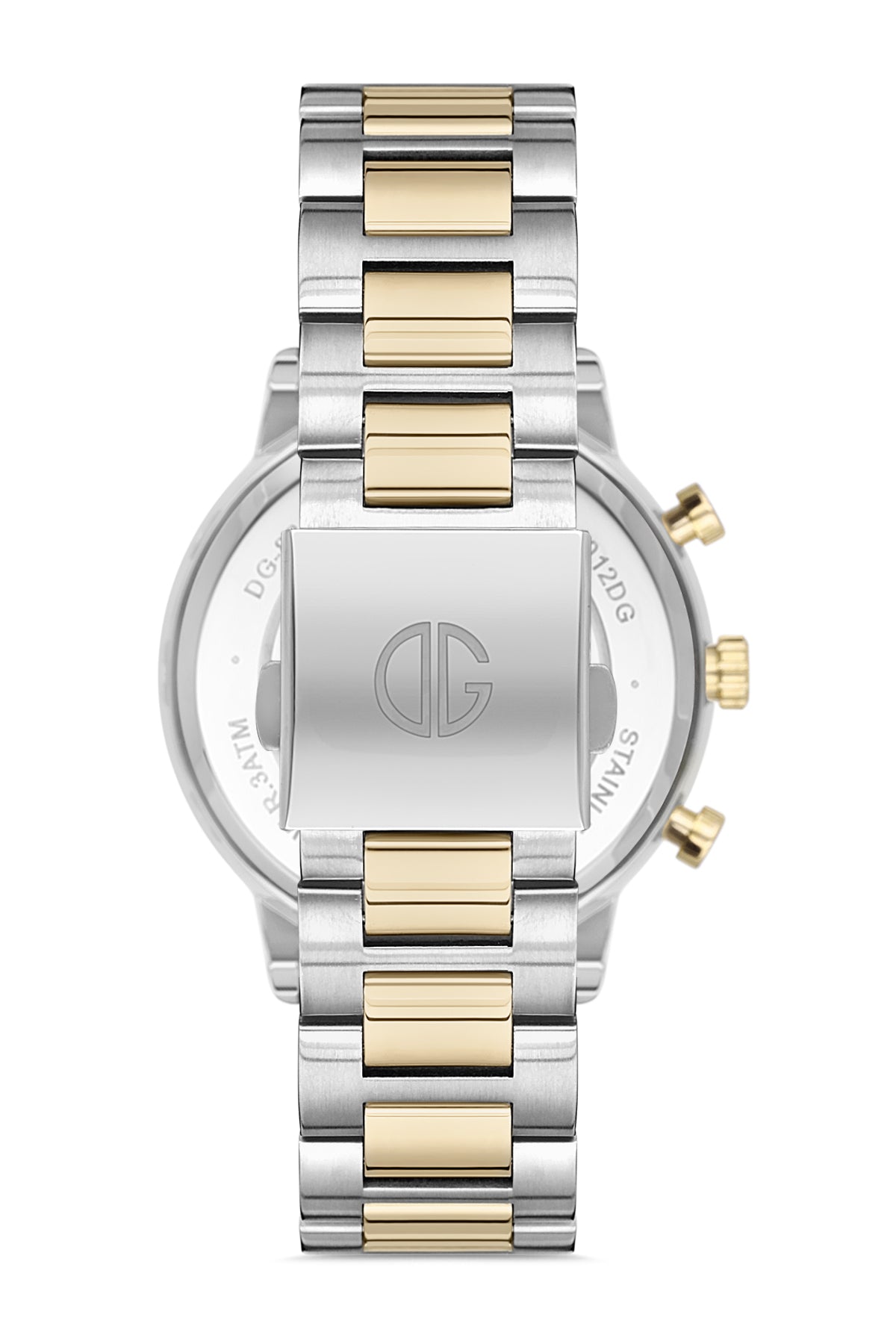 DAVID GUNER SARI BEYAZ KAPLAMALI BEYAZ KADRANLI ERKEK KOL SAATİ - DG-8250GA-D1