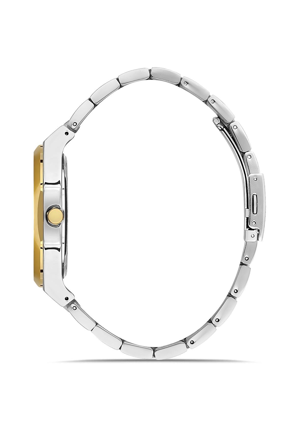 DAVID GUNER SARI BEYAZ KAPLAMALI BEYAZ KADRANLI ERKEK KOL SAATİ DG-8256GA-D1