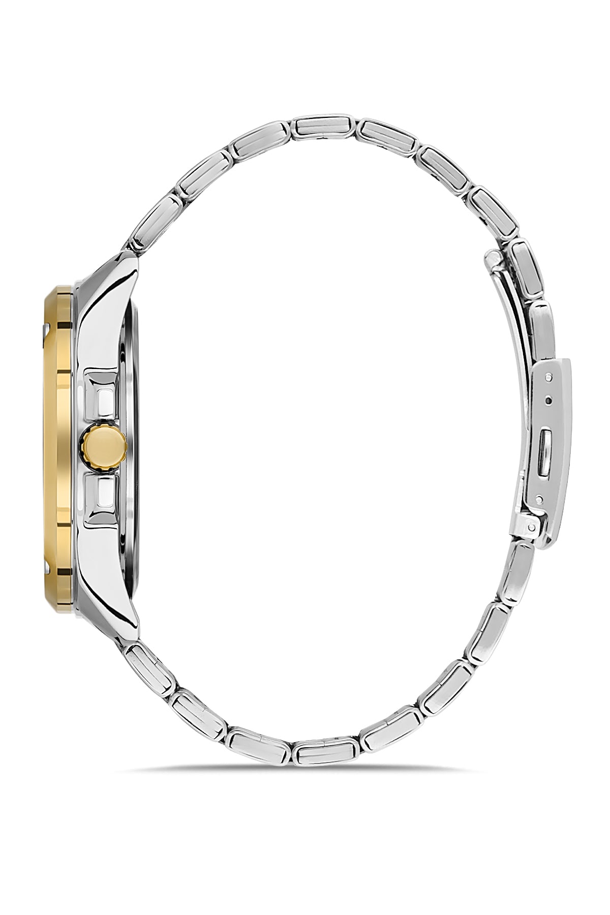 DAVID GUNER SARI BEYAZ KAPLAMALI BEYAZ KADRANLI ERKEK KOL SAATİ DG-8306GA-D1