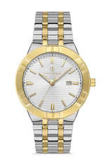 DAVID GUNER SARI BEYAZ KAPLAMALI BEYAZ KADRANLI ERKEK KOL SAATİ - DG-8388GA-D1