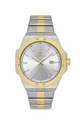 DAVID GUNER SARI BEYAZ KAPLAMALI BEYAZ KADRANLI ERKEK KOL SAATİ DG-8608GA-D1